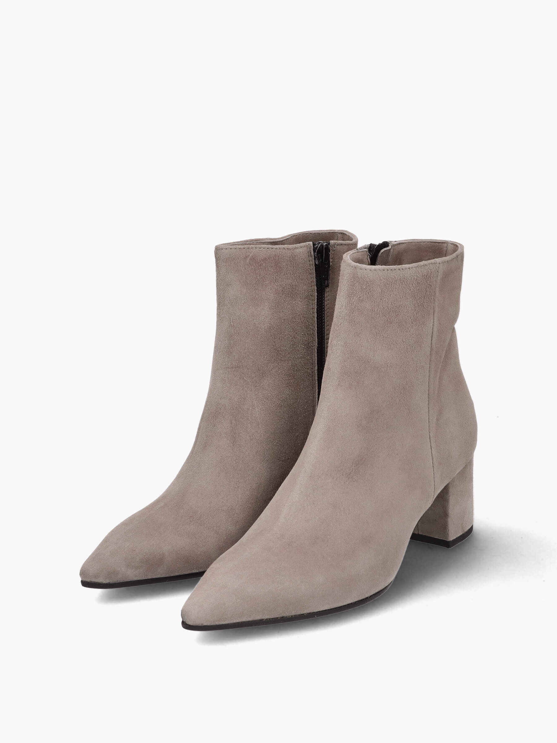 Stiefeletten-braun-50-mm-TM8867Z-0010-0005-Thea-Mika_2_BM Stiefeletten braun 50 mm, Bekleidung, Schuhwerk, Schuh, Hoher Absatz, Wildleder
