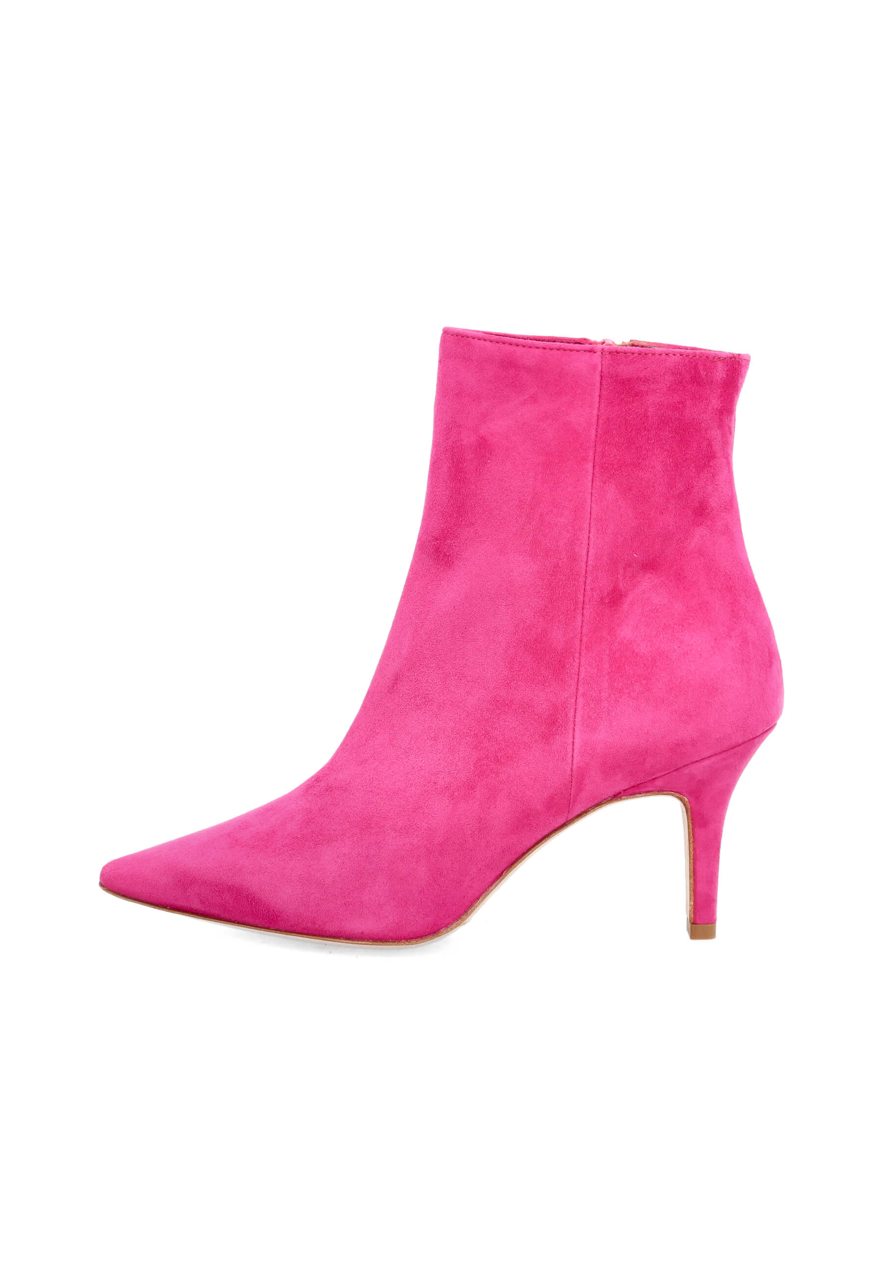 Stiefeletten fuxia 70 mm, Bekleidung, Schuhwerk, Schuh, Hoher Absatz, Wildleder