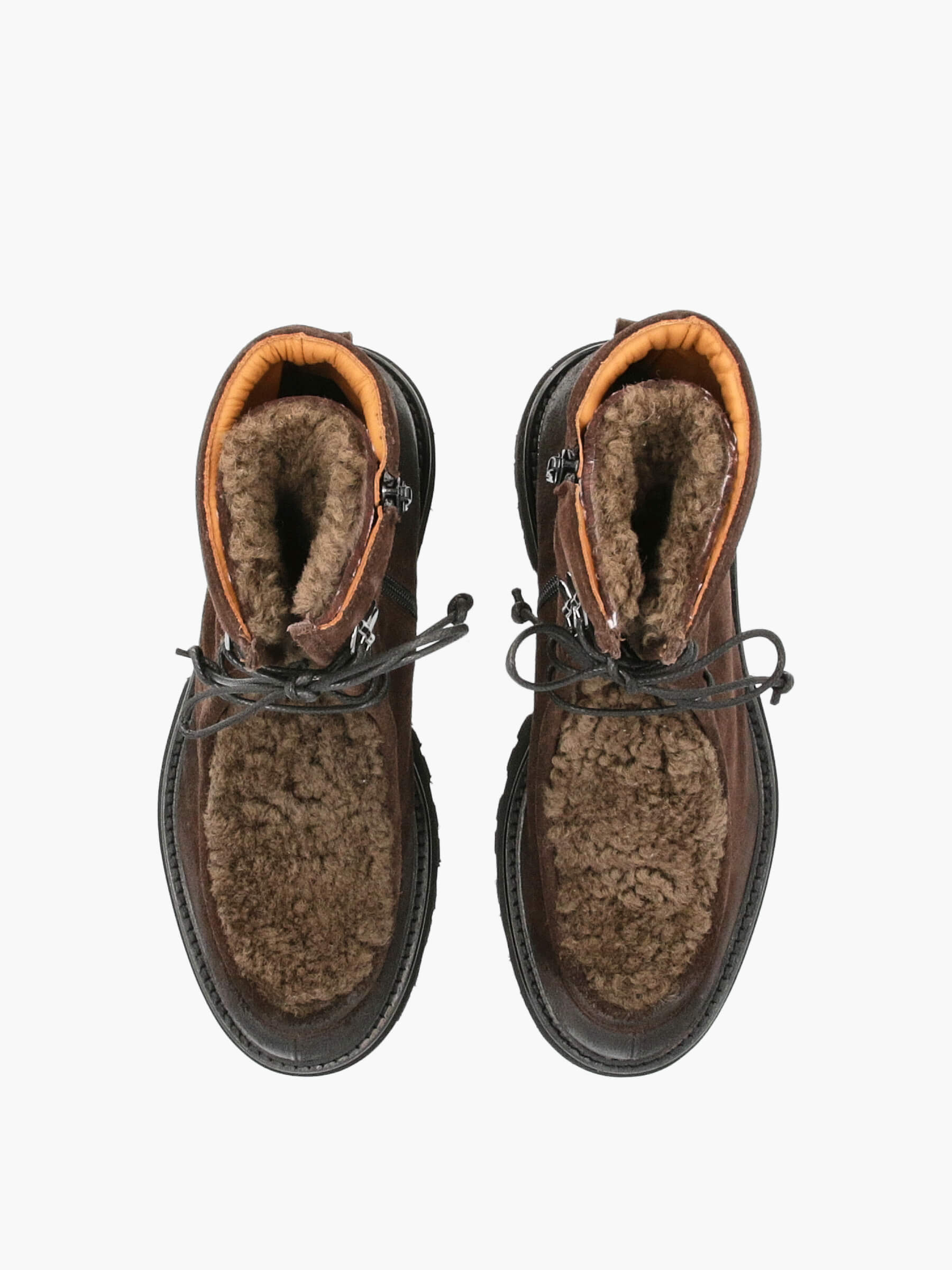 Lammfell Stiefeletten dunkelbraun, Bekleidung, Schuhwerk, Schuh, Wildleder, Turnschuh