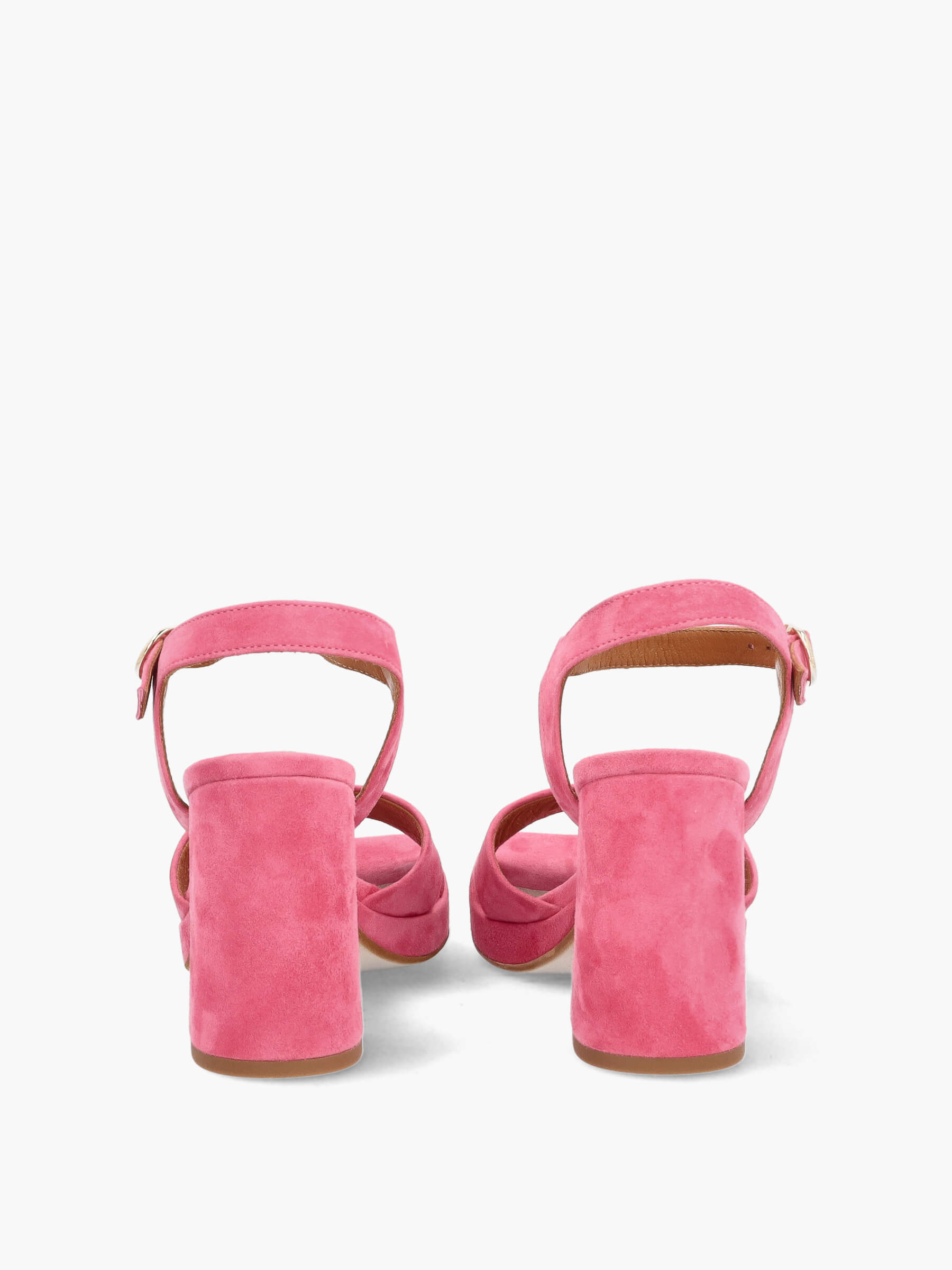 Plateau-Sandalen bubble, Schuhwerk, Schuh, Hoher Absatz, Sandale, Wildleder