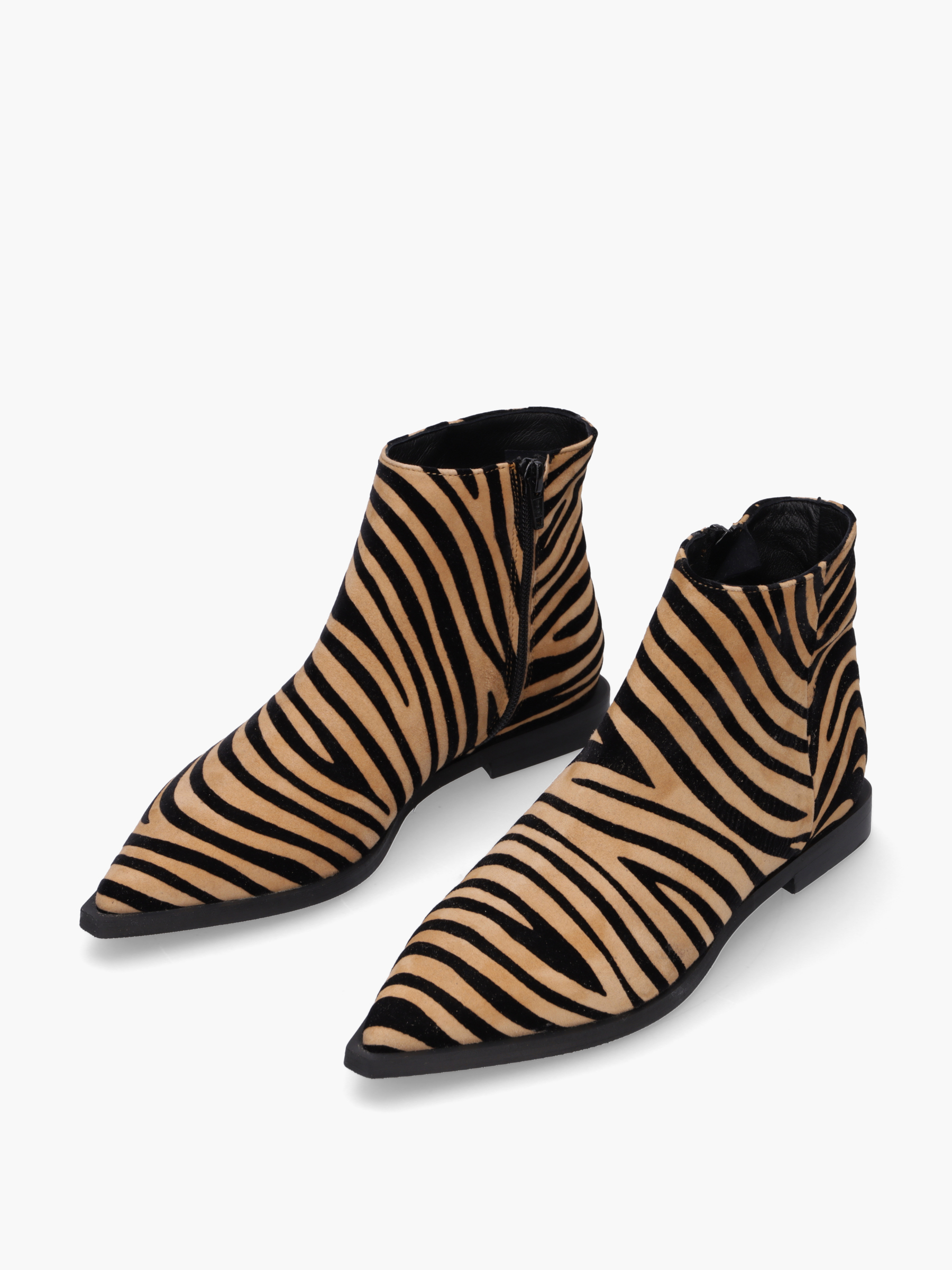 MIOKI Veloursleder Zebra, Bekleidung, Schuhwerk, Schuh, Sneaker