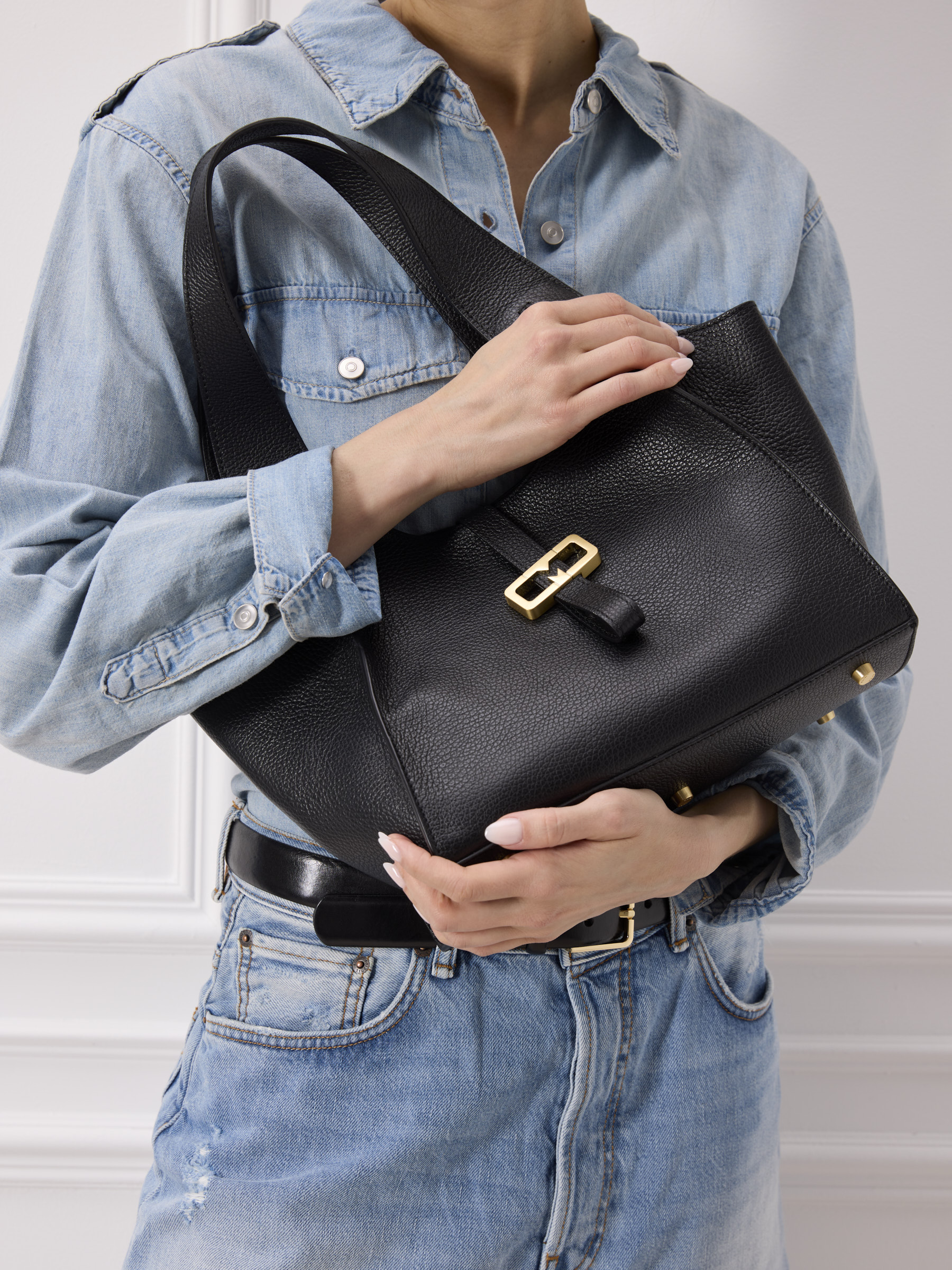 Lily Kalbsleder schwarz, Zubehor, Tasche, Handtasche, Geldbörse
