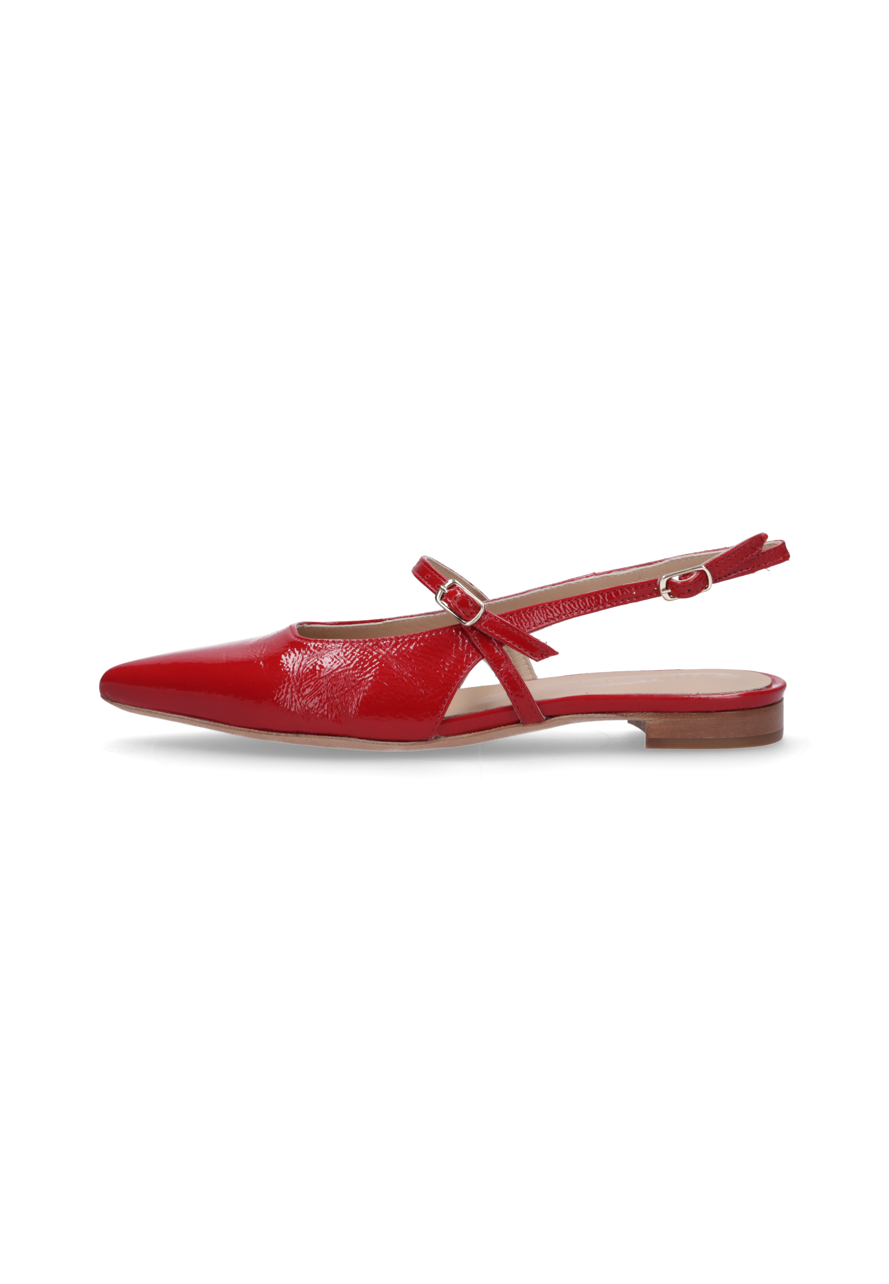 MEGUMI Lackleder Rot, Bekleidung, Schuhwerk, Sandale, Schuh, Hoher Absatz