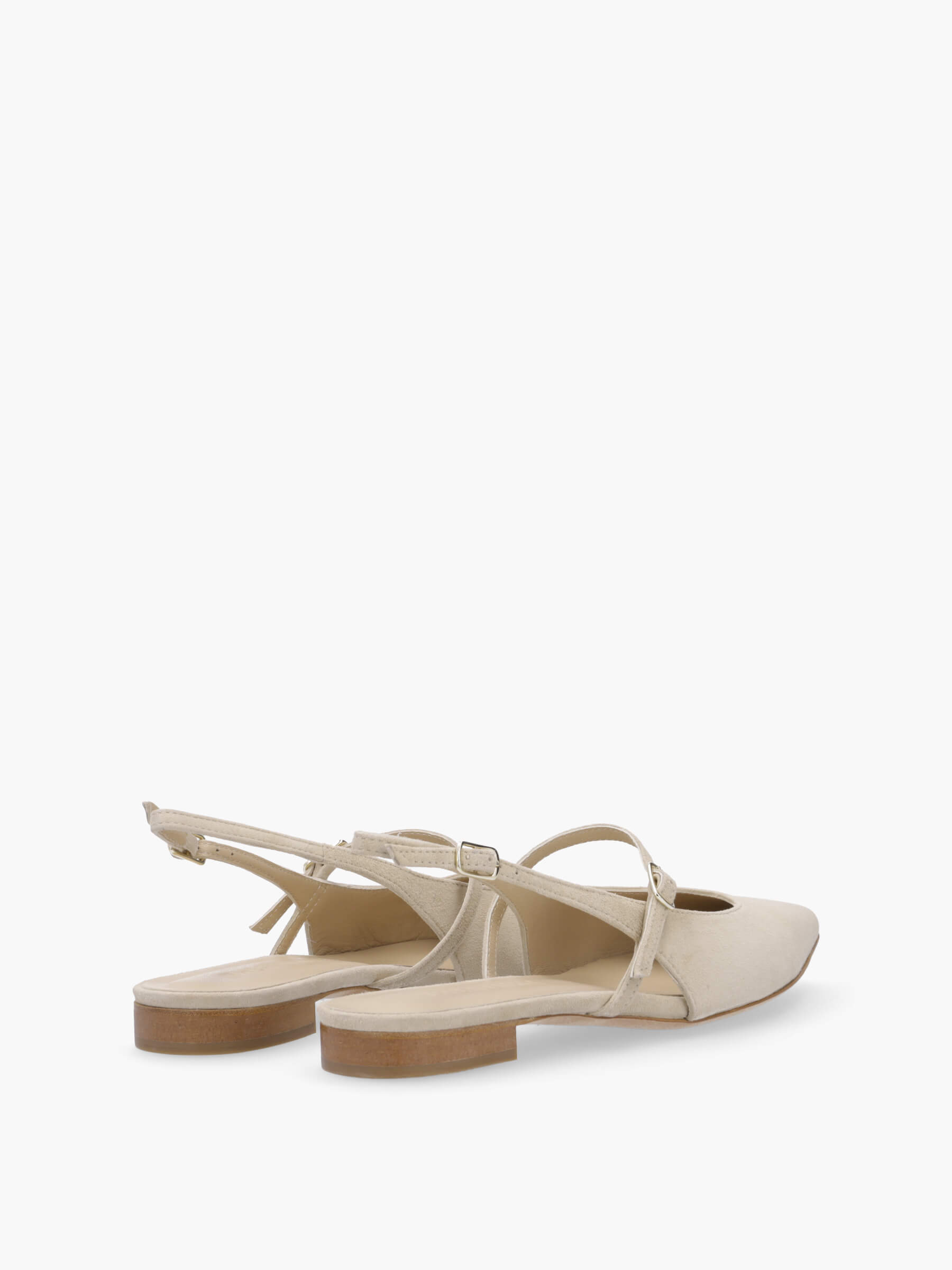 MEGUMI Veloursleder Beige, Bekleidung, Schuhwerk, Sandale, Schuh
