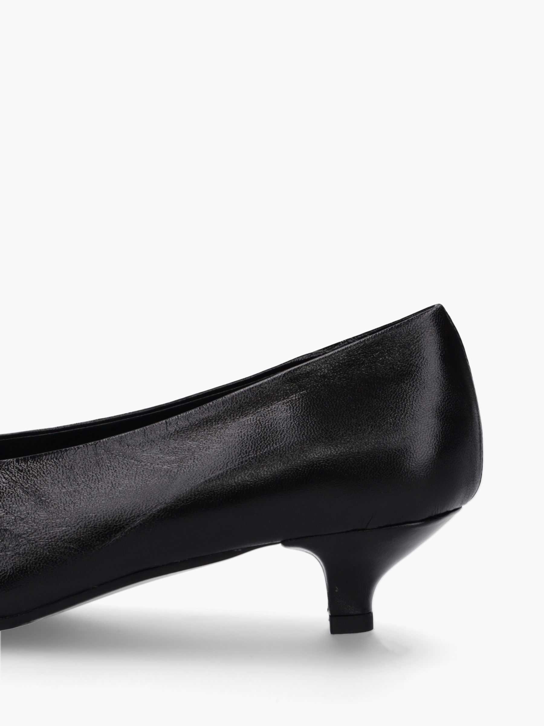VESTA Glattleder Schwarz, Bekleidung, Schuhwerk, Hoher Absatz, Schuh