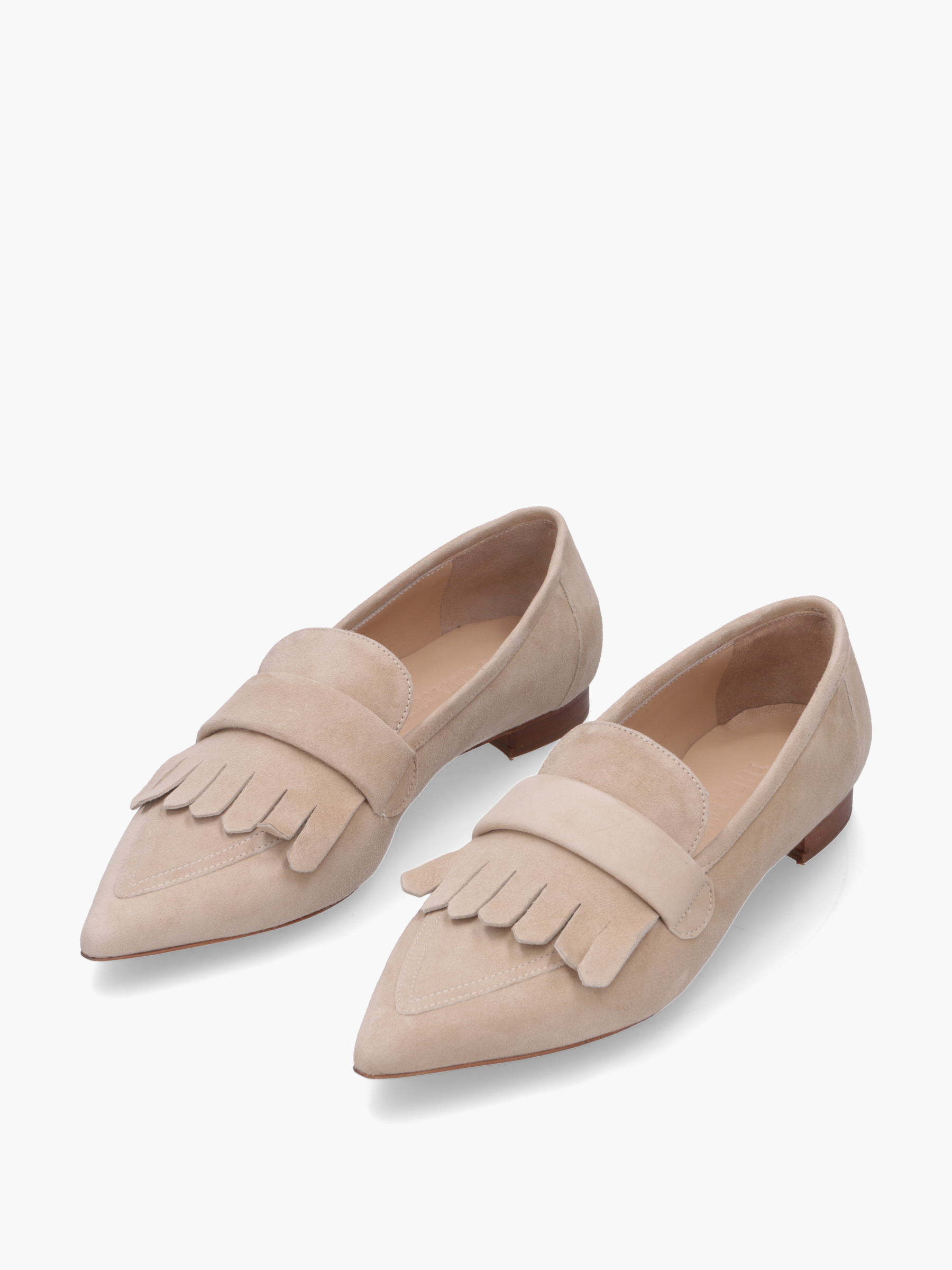 MARA Veloursleder Beige, Bekleidung, Schuhwerk, Schuh, Sandale