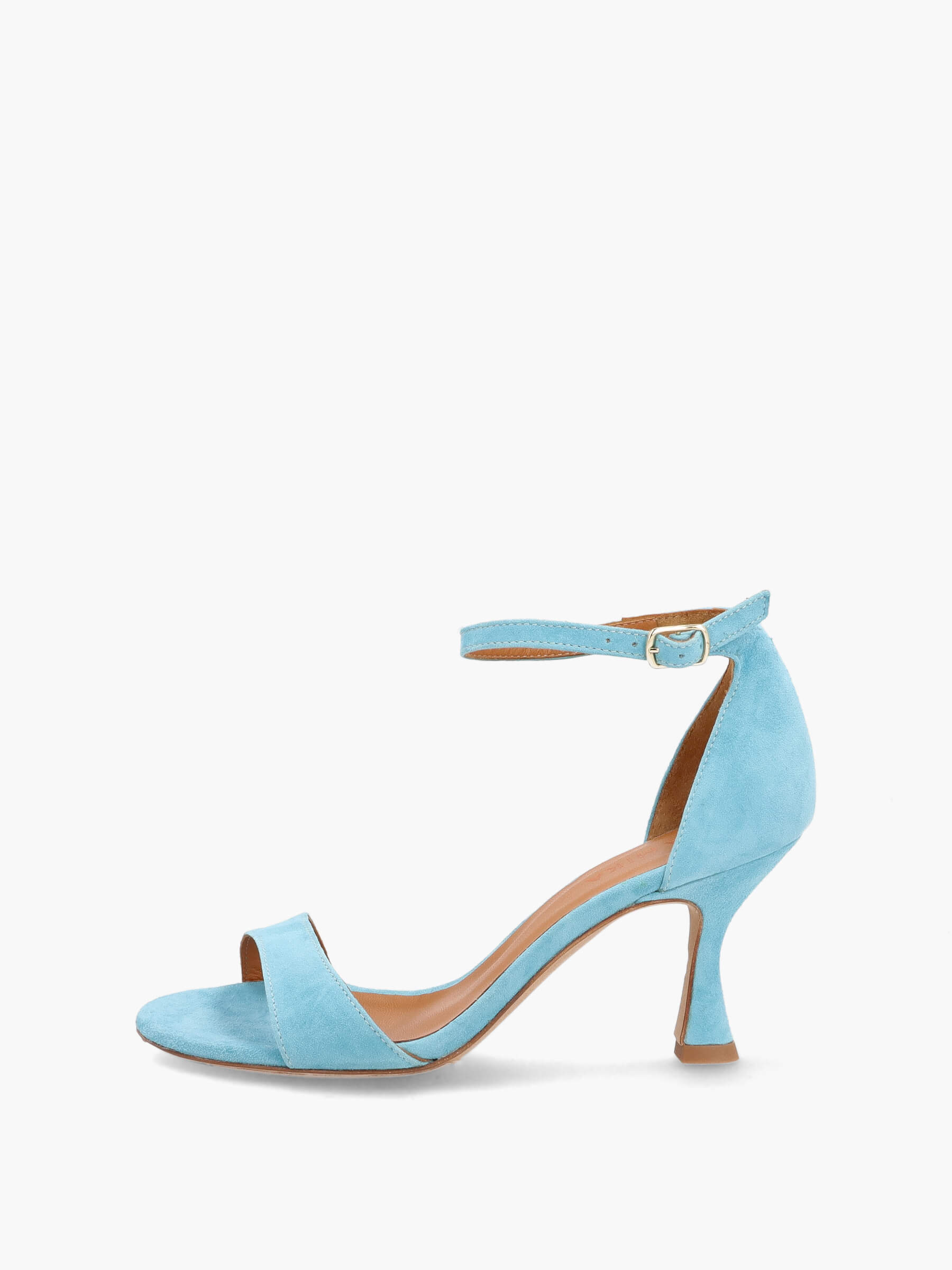 Riemchen-Sandalen turchese 70 mm, Bekleidung, Schuhwerk, Sandale, Hoher Absatz, Schuh