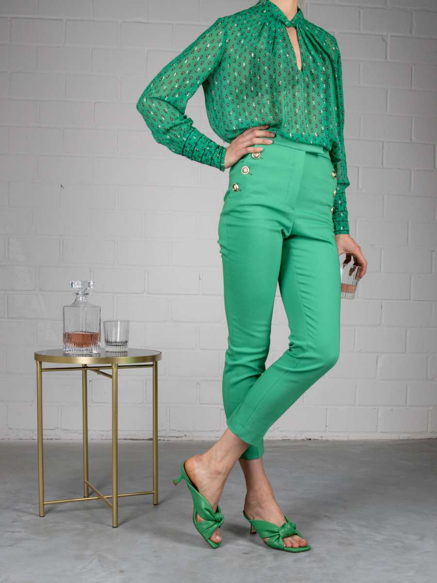 Pantolette verde