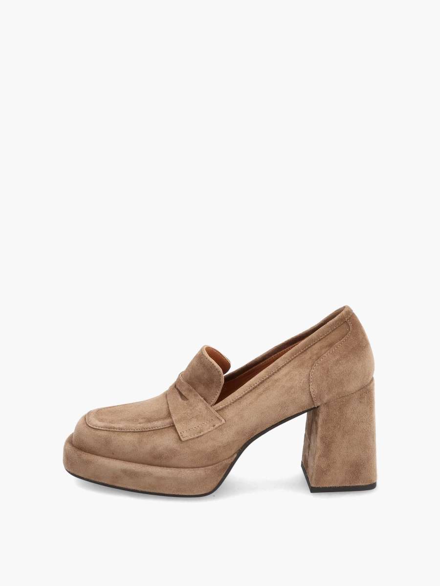 Penny-Loafer taupe