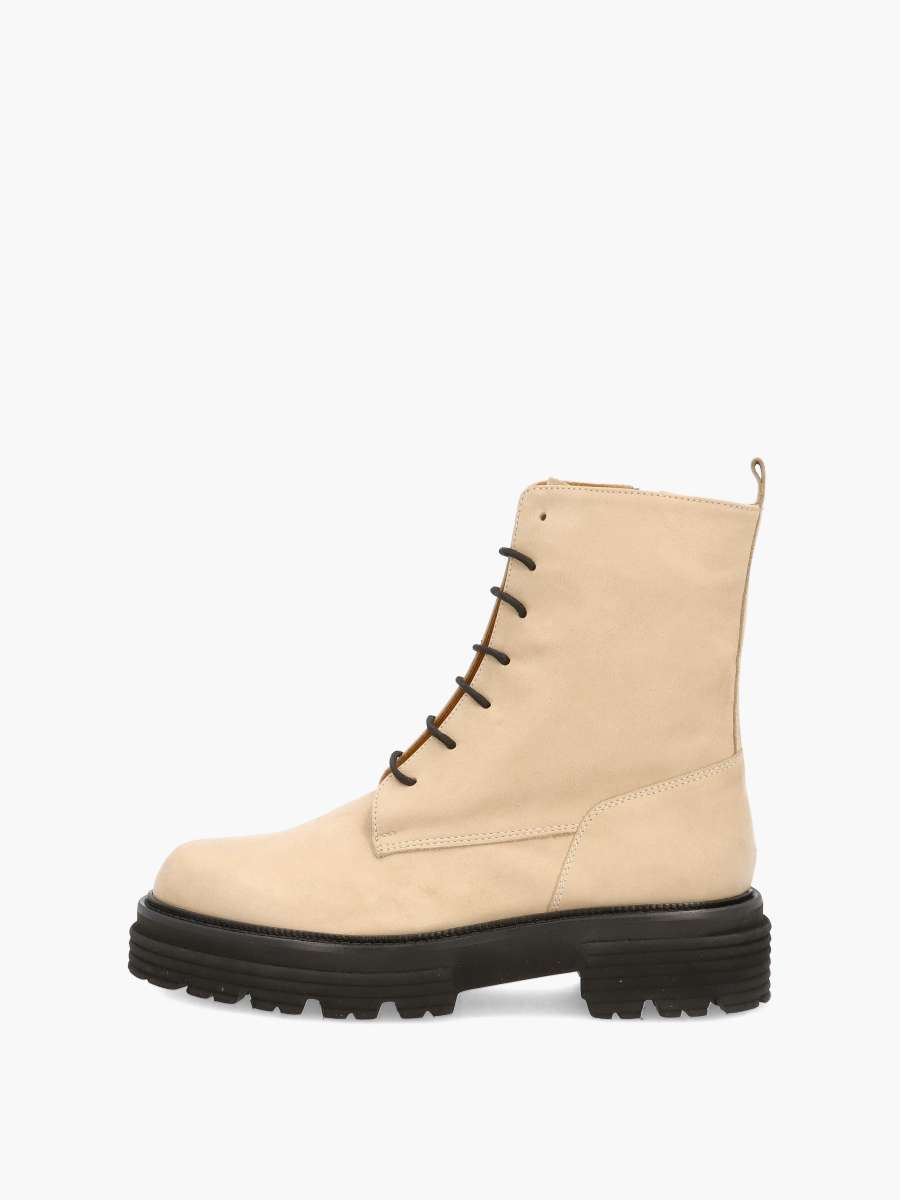 Laced boots naturale